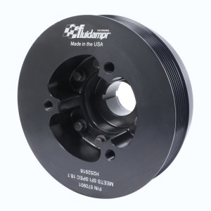 Nissan GT-R Crankshaft Damper - Fluidampr - Internally Balanced, SFI 18.1 Certified - Black Zinc Chromate - `09-`21 Nissan GT-R Crankshaft Damper - Fluidampr - Internally Balanced, SFI 18.1 Certified - Black Zinc Chromate - `09-`21