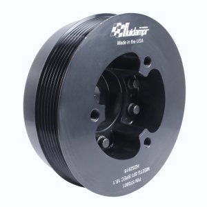 Nissan GT-R Crankshaft Damper - Fluidampr - Internally Balanced, SFI 18.1 Certified - Black Zinc Chromate - `09-`21 Nissan GT-R Crankshaft Damper - Fluidampr - Internally Balanced, SFI 18.1 Certified - Black Zinc Chromate - `09-`21