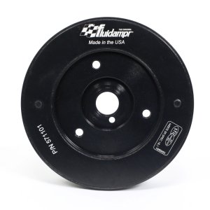 Toyota 4U-GSE Engine Harmonic Balancer - Fluidampr - Fluidampr Steel Internally Balanced - Black Zinc - `13-`20