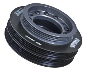 Acura B Series Engine Harmonic Balancer - Fluidampr - Internally Balanced Damper - Black - `90-`01