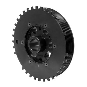 Mazda MX-5 Miata Engine Harmonic Balancer - Fluidampr - Internally Balanced - Black Zinc - `06-`14