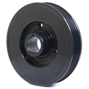 Ford Barra Crankshaft Damper - Fluidampr - Internally Balanced, 10% Underdrive - Black Zinc - `02-`16