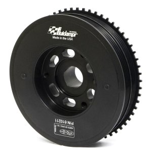 Ford Ranger Crankshaft Damper - Fluidampr - Internally Balanced, Harmonic Balancer - Black Zinc Chromate - `19-`25