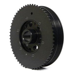 Ford Ranger Crankshaft Damper - Fluidampr - Internally Balanced, Harmonic Balancer - Black Zinc Chromate - `19-`25