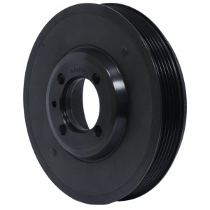 Mitsubishi Evolution Engine Harmonic Balancer - Fluidampr - Fluidampr Performance Damper - Black Zinc - `03-`06