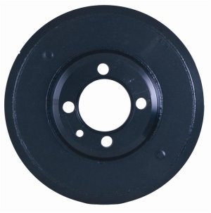 Mitsubishi Evolution Engine Harmonic Balancer - Fluidampr - Fluidampr Performance Damper - Black Zinc - `03-`06