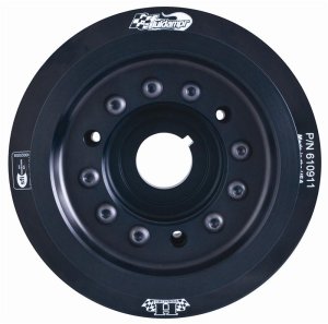 Nissan Skyline Crankshaft Damper - Fluidampr - Steel Internally Balanced - Black Zinc - `93-`02