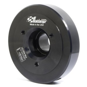 Chevrolet Camaro Engine Harmonic Balancer - Fluidampr - Steel Internally Balanced - Black - `98-`06