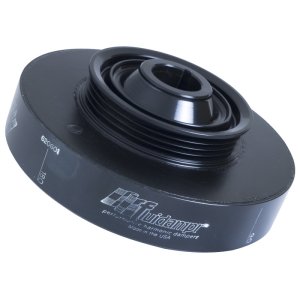 Acura All B Series Engine Harmonic Balancer - Fluidampr - 35% Underdrive Atl Pulley, Steel Internally Balanced - Black - `90-`01