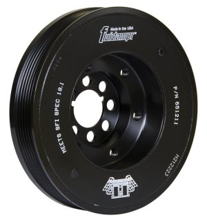 Audi A4 Harmonic Balancer - Fluidampr - Fluidampr, Black Zinc Chromate, Internally Balanced, SFI 18.1 - Black - `02-`08