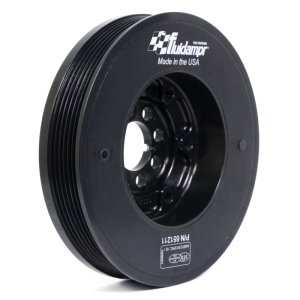 Volkswagen Passat Harmonic Balancer - Fluidampr - Fluidampr, Black Zinc Chromate, Internally Balanced, SFI 18.1 - Black - `00-`05