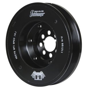 Volkswagen Passat Harmonic Balancer - Fluidampr - Fluidampr, Black Zinc Chromate, Internally Balanced, SFI 18.1 - Black - `00-`05