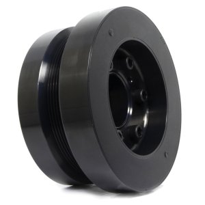 Ford PowerStroke Engine Harmonic Balancer - Fluidampr - Fluidampr Performance Diesel Damper - Black Zinc Chromate - `99-`03