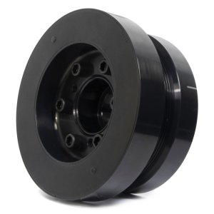 Ford PowerStroke Engine Harmonic Balancer - Fluidampr - Fluidampr Performance Diesel Damper - Black Zinc Chromate - `99-`03