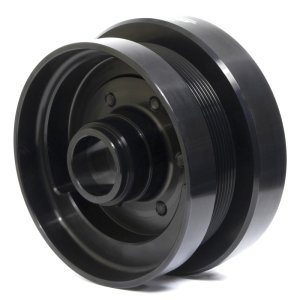 Ford PowerStroke Engine Harmonic Balancer - Fluidampr - Fluidampr Performance Diesel Damper - Black Zinc Chromate - `99-`03