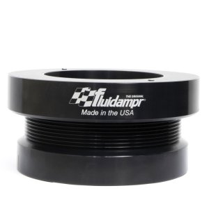 Ford PowerStroke Engine Harmonic Balancer - Fluidampr - Fluidampr Performance Diesel Damper - Black Zinc Chromate - `99-`03
