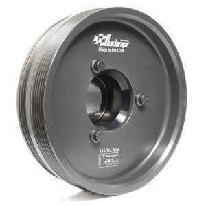 Chevrolet Camaro Engine Harmonic Balancer - Fluidampr - Steel Internally Balanced - Black - `98-`06