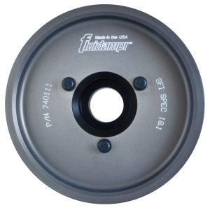 Chevrolet Camaro Engine Harmonic Balancer - Fluidampr - Steel Internally Balanced - Black - `98-`06