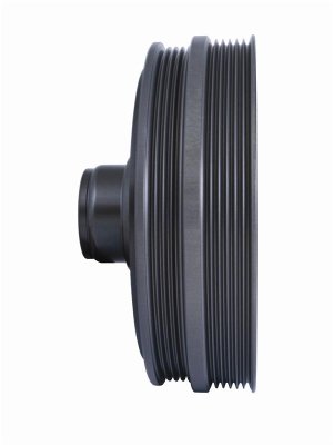 Pontiac Firebird Engine Harmonic Balancer - Fluidampr - Steel Internally Balanced - Black - `98-`06