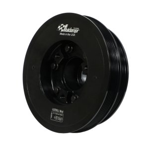 Ford E-Series Engine Harmonic Balancer - Fluidampr - Steel Internally Balanced - Black - `21-`27