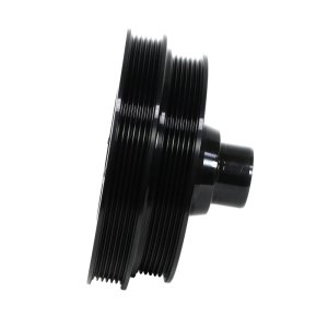 Ford F-650 Engine Harmonic Balancer - Fluidampr - Steel Internally Balanced - Black - `20-`27