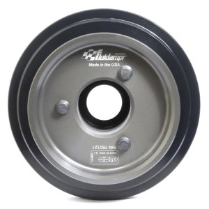 Chevrolet Camaro Crankshaft Damper - Fluidampr - Underdrive Steel Internally Balanced - Black - `10-`15