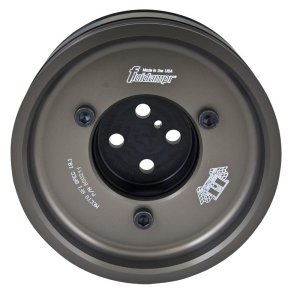 Ford F-250 Super Duty Harmonic Balancer - Fluidampr - Viscous, SFI 18.1, 8 in Diameter, Steel - Black Zinc - `08-`10