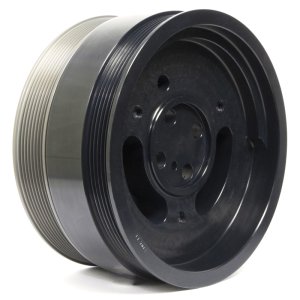 Ford F-250 Super Duty Harmonic Balancer - Fluidampr - Viscous, SFI 18.1, 8 in Diameter, Steel - Black Zinc - `08-`10