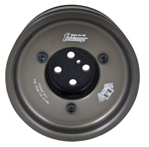 Ford F-250 Super Duty Harmonic Balancer - Fluidampr - Performance Diesel Viscous, SFI 18.1, 8-inch, Steel - Black Zinc - `11-`18