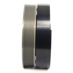 Ford F-250 Super Duty Harmonic Balancer - Fluidampr - Performance Diesel Viscous, SFI 18.1, 8-inch, Steel - Black Zinc - `11-`18