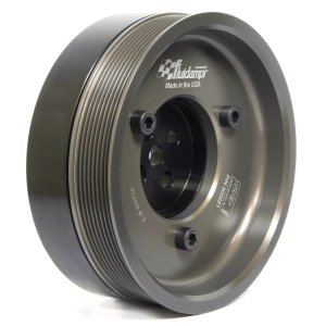 Ford F-250 Super Duty Harmonic Balancer - Fluidampr - Performance Diesel Viscous, SFI 18.1, 8-inch, Steel - Black Zinc - `11-`18