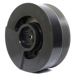 Ford F-350 Super Duty Harmonic Balancer - Fluidampr - Performance Diesel Viscous, SFI 18.1, 8-inch, Steel - Black Zinc - `11-`18