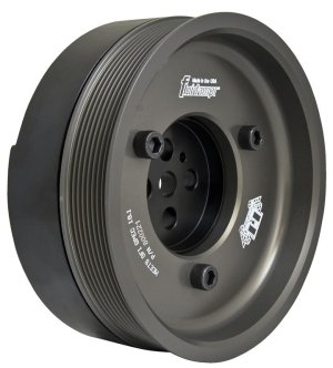 Ford F-450 Super Duty Harmonic Balancer - Fluidampr - Performance Diesel Viscous, SFI 18.1, 8-inch, Steel - Black Zinc - `11-`18