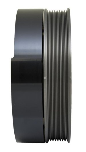 Ford F-550 Super Duty Harmonic Balancer - Fluidampr - Performance Diesel Viscous, SFI 18.1, 8-inch, Steel - Black Zinc - `11-`18