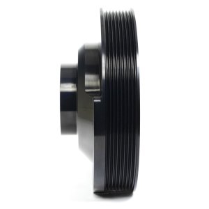 Ford Power Stroke Engine Harmonic Balancer - Fluidampr - Steel Externally Balanced Damper - Black Zinc - `11-`26