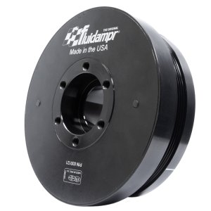Chevrolet Express 2500 Harmonic Balancer - Fluidampr - Viscous, SFI 18.1, Steel, 8-3/8 in Dia - Black Zinc - `11-`16