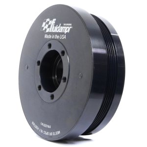 Chevrolet Duramax Engine Harmonic Balancer - Fluidampr - Steel Externally Balanced - Black - `17-`19