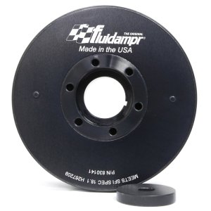 Chevrolet Duramax Engine Harmonic Balancer - Fluidampr - Steel Externally Balanced - Black - `17-`19