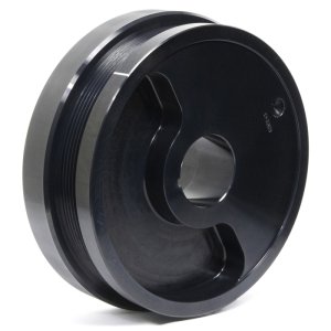 Chevrolet Duramax Engine Harmonic Balancer - Fluidampr - Steel Externally Balanced - Black - `17-`19