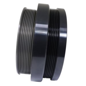 Chevrolet Duramax L5P Crankshaft Damper - Fluidampr - Fluidampr Externally Balanced - Black - `20-`27