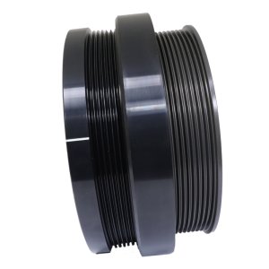 Chevrolet Duramax L5P Crankshaft Damper - Fluidampr - Fluidampr Externally Balanced - Black - `20-`27