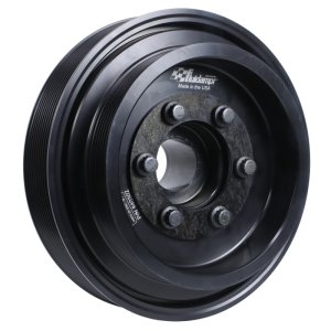 Dodge Charger Engine Harmonic Balancer - Fluidampr - Internally Balanced, Steel - Black - `15-`21