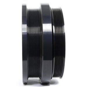 Ford PowerStroke Crankshaft Damper - Fluidampr - Externally Balanced, Steel, Black Zinc Chromate - Black - `03-`07 Ford PowerStroke Crankshaft Damper - Fluidampr - Externally Balanced, Steel, Black Zinc Chromate - Black - `03-`07