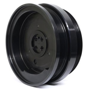 Ford PowerStroke Crankshaft Damper - Fluidampr - Externally Balanced, Steel, Black Zinc Chromate - Black - `03-`07 Ford PowerStroke Crankshaft Damper - Fluidampr - Externally Balanced, Steel, Black Zinc Chromate - Black - `03-`07