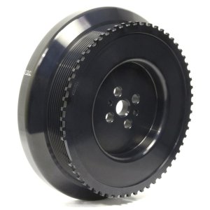 Dodge Cummins Engine Harmonic Balancer - Fluidampr - Internally Balanced Damper - Black Zinc Chromate - `07-`18