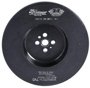 Ram Cummins Engine Harmonic Balancer - Fluidampr - Internally Balanced Damper - Black Zinc Chromate - `07-`18