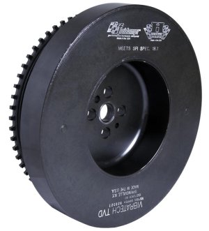 Ram Cummins Engine Harmonic Balancer - Fluidampr - Internally Balanced Damper - Black Zinc Chromate - `07-`18
