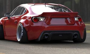 Scion FR-S Rear Aero Wing - GReddy - Version 3 Greddy X Rocket Bunny 86 - `13-`27