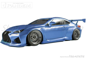Lexus RC-F Front Fender Trim - GReddy - Rocket Bunny Aero Kit - `15-`27