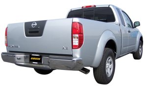 Nissan Frontier Performance Exhaust - Single Rear Exit - Gibson - Cat-Back Aluminized - `05-`10
